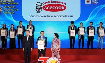 Acecook Việt Nam 28 năm liên tiếp đạt 'Hàng Việt Nam chất lượng cao'