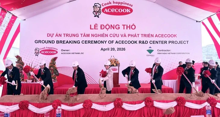 ACECOOK Việt Nam động thổ trung tâm nghiên cứu và phát triển mới ACECOOK Việt Nam động thổ trung tâm nghiên cứu và phát triển mới