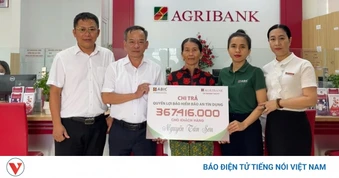 Agribank và Abic chi trả hơn 367 triệu đồng bảo hiểm Bảo an tín dụng