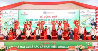 AMACCAO động thổ hai dự án điện rác tại Hà Nội và Vĩnh Long