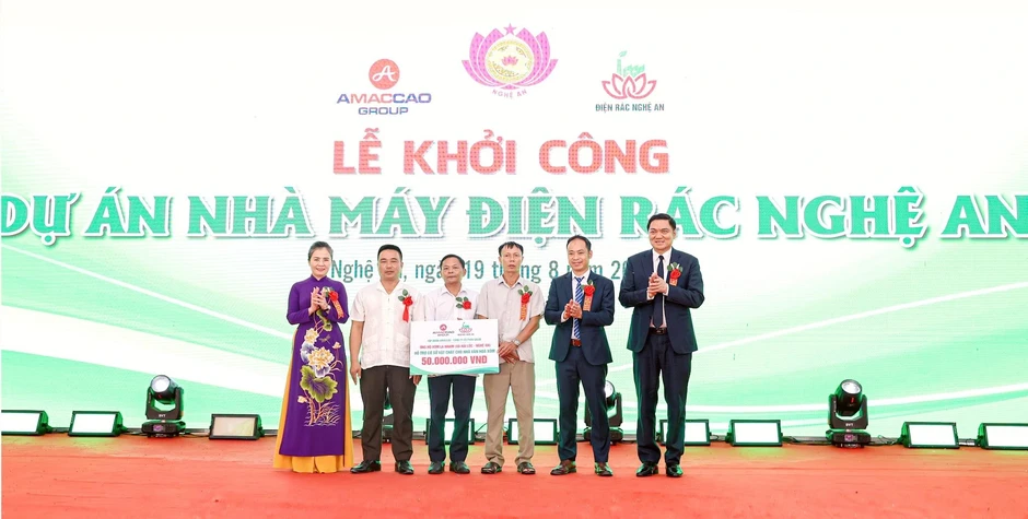 AMACCAO khởi công điện rác Nghệ An công nghệ cao với quy mô lớn nhất miền Trung AMACCAO khởi công điện rác Nghệ An công nghệ cao với quy mô lớn nhất miền Trung