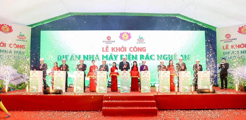 AMACCAO khởi công điện rác Nghệ An công nghệ cao với quy mô lớn nhất miền Trung AMACCAO khởi công điện rác Nghệ An công nghệ cao với quy mô lớn nhất miền Trung