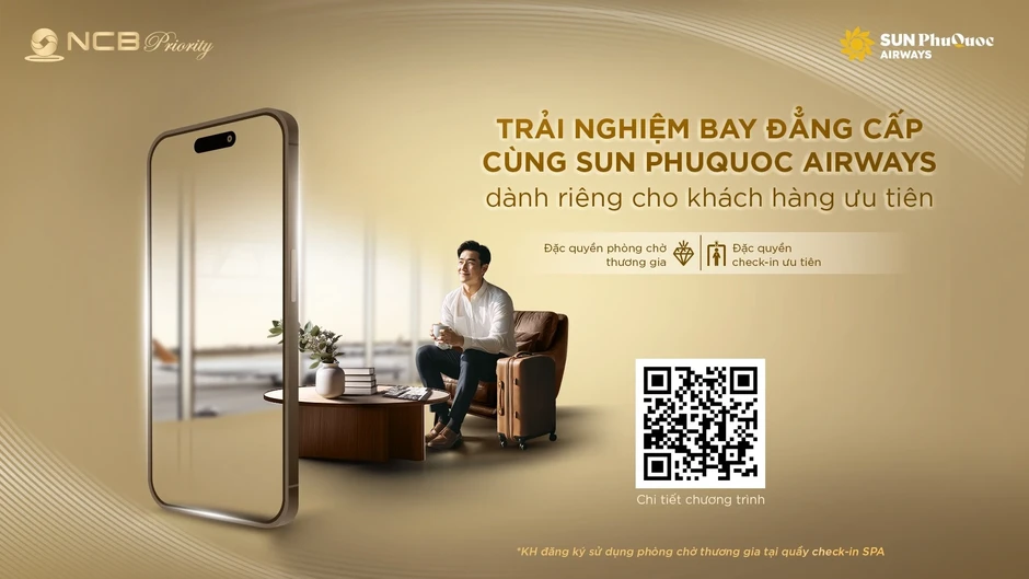 Bí kíp dùng đặc quyền cho khách hàng NCB khi bay Sun PhuQuoc Airways