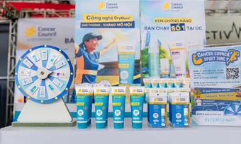 Cancer Council tài trợ sản phẩm chống nắng cho TinVina Marathon