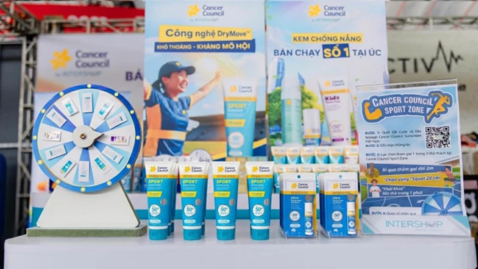 Cancer Council tài trợ sản phẩm chống nắng cho TinVina Marathon Cancer Council tài trợ sản phẩm chống nắng cho TinVina Marathon