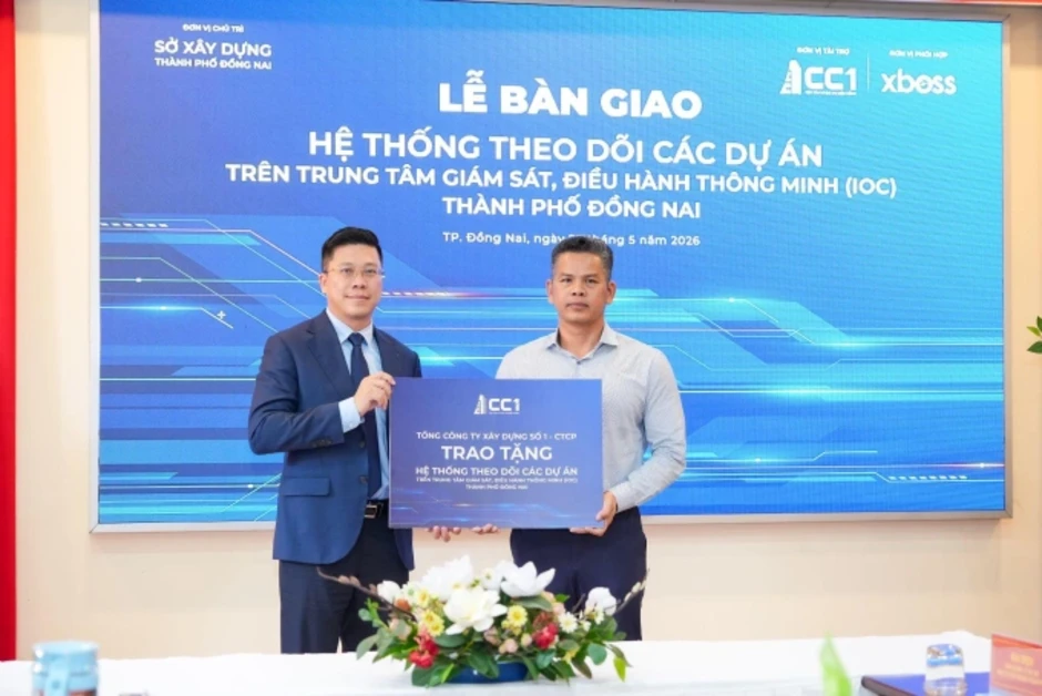 CC1 bàn giao hệ thống theo dõi dự án xây dựng cho Đồng Nai