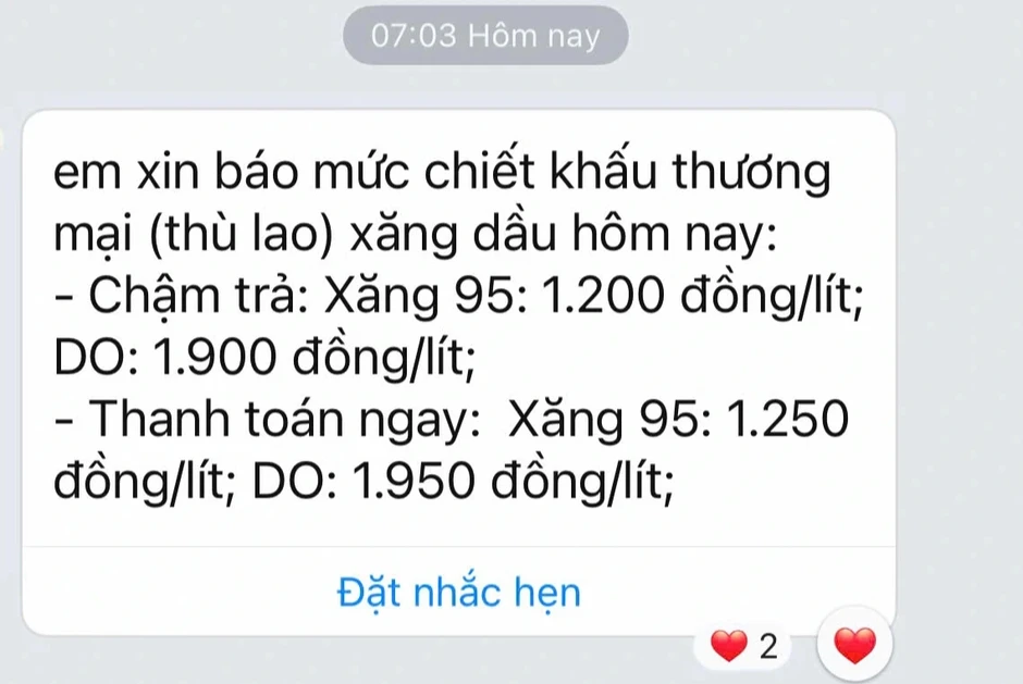 Chiết khấu bán lẻ dầu diesel vọt lên 13.000 đồng/lít? Chiết khấu bán lẻ dầu diesel vọt lên 13.000 đồng/lít?