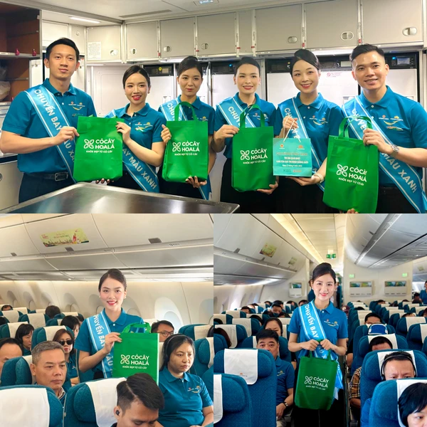 Chuyến bay màu xanh - một chuyến bay đặc biệt nối dài hành trình tri ân Chuyến bay màu xanh - một chuyến bay đặc biệt nối dài hành trình tri ân