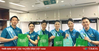 Chuyến bay màu xanh - một chuyến bay đặc biệt nối dài hành trình tri ân