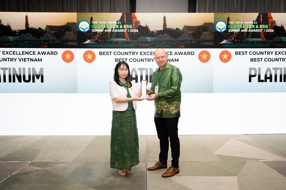 Cỏ Mềm nhận giải thưởng quốc tế về trách nhiệm xã hội và phát triển bền vững Cỏ Mềm nhận giải thưởng quốc tế về trách nhiệm xã hội và phát triển bền vững