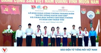 Công ty EPS bàn giao công trình thanh niên “Nước sạch cho em”