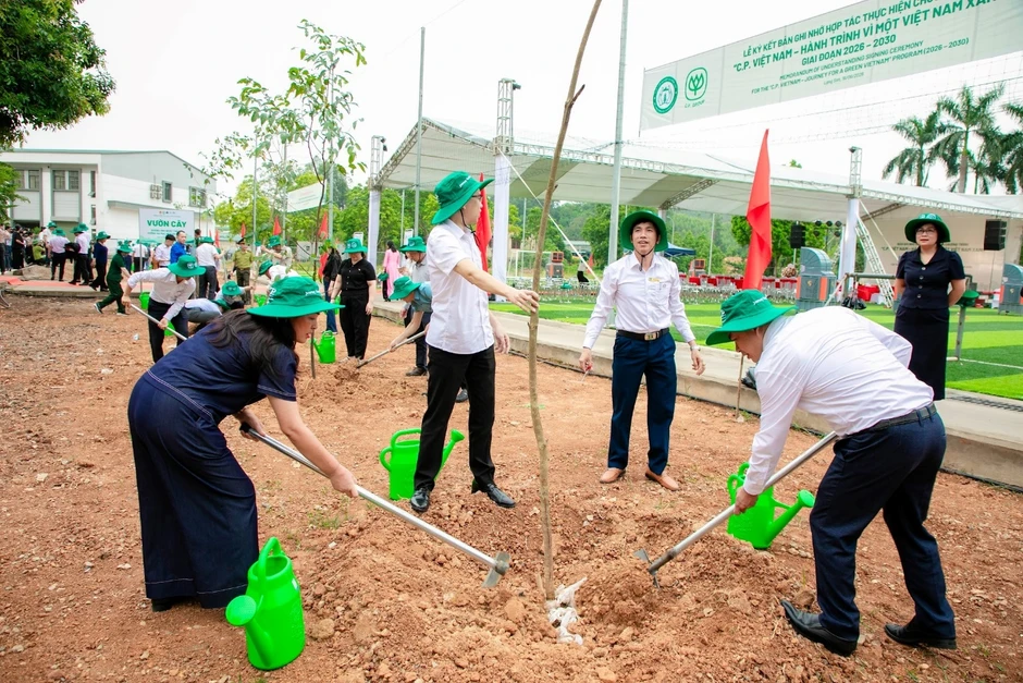 C.P. Việt Nam hướng tới hoàn thành mục tiêu 3 triệu cây xanh C.P. Việt Nam hướng tới hoàn thành mục tiêu 3 triệu cây xanh