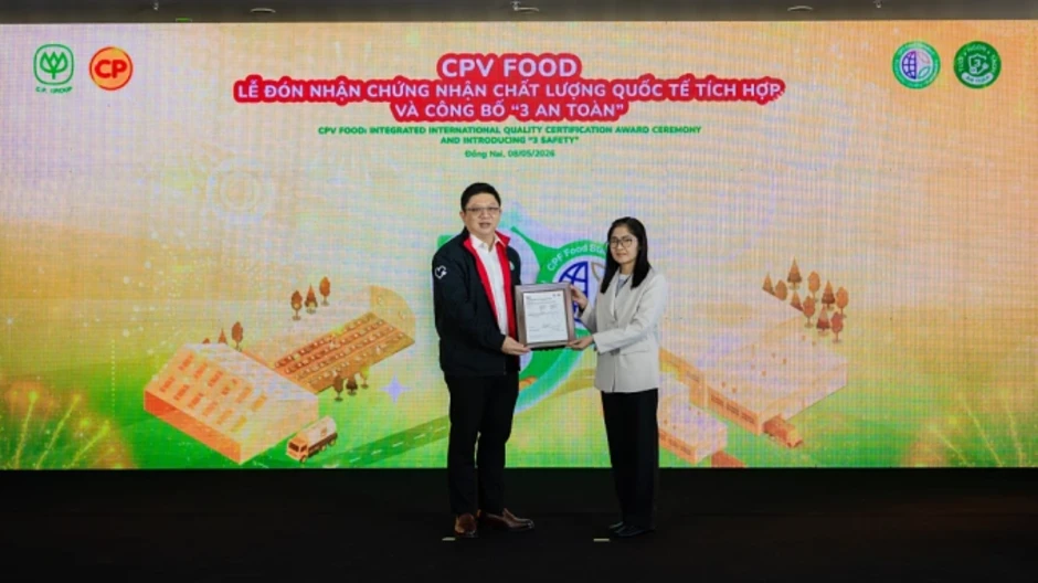 CPV Food nhận chứng nhận chất lượng quốc tế tích hợp