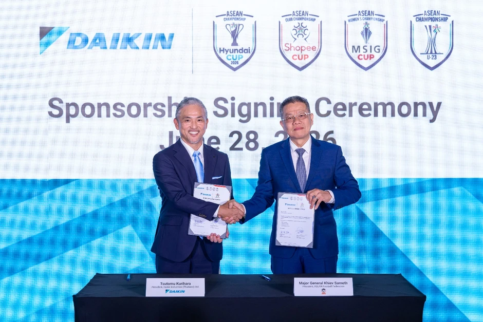 Daikin chính thức trở thành đối tác chiến lược của ASEAN United FC Daikin chính thức trở thành đối tác chiến lược của ASEAN United FC