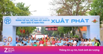 Dấu ấn Phở Đệ Nhất tại giải chạy 80 năm ngành thể dục thể thao