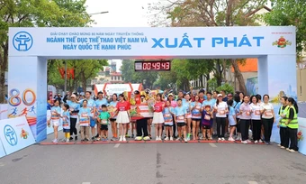 Dấu ấn Phở Đệ Nhất tại giải chạy 80 năm ngành thể thao
