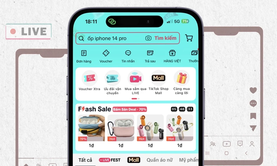Doanh số trên TikTok Shop tăng 66% Doanh số trên TikTok Shop tăng 66%