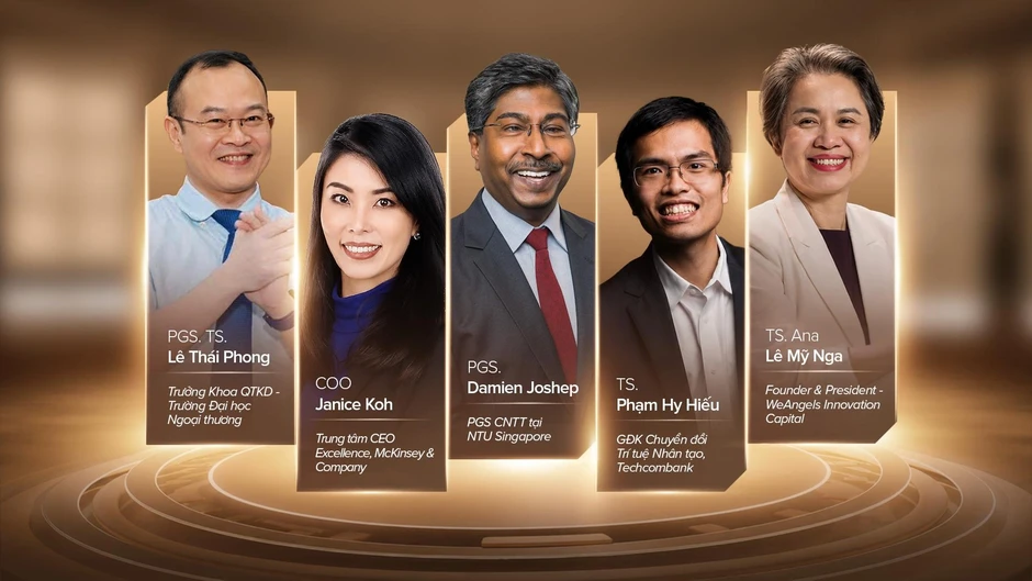 Đội ngũ giám khảo quốc tế của “The NextX - Đấu trường AI kinh doanh” Đội ngũ giám khảo quốc tế của “The NextX - Đấu trường AI kinh doanh”