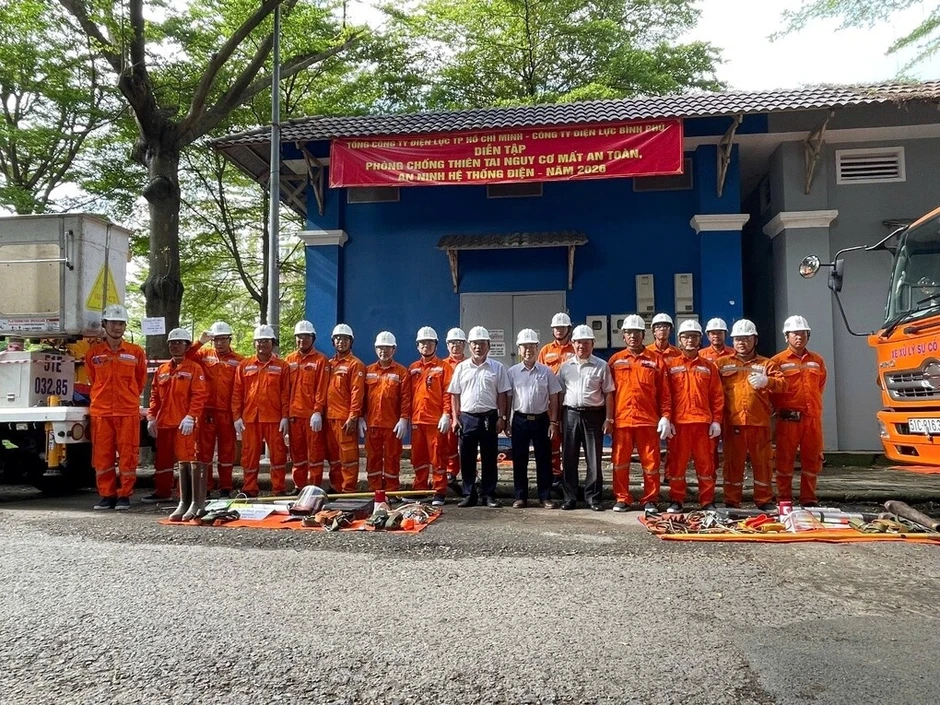EVNHCMC diễn tập phòng chống thiên tai, tìm kiếm cứu nạn EVNHCMC diễn tập phòng chống thiên tai, tìm kiếm cứu nạn