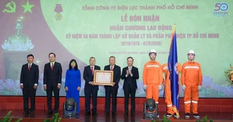 EVNHCMC kỷ niệm 50 năm thành lập và nhận Huân chương Lao động hạng Ba
