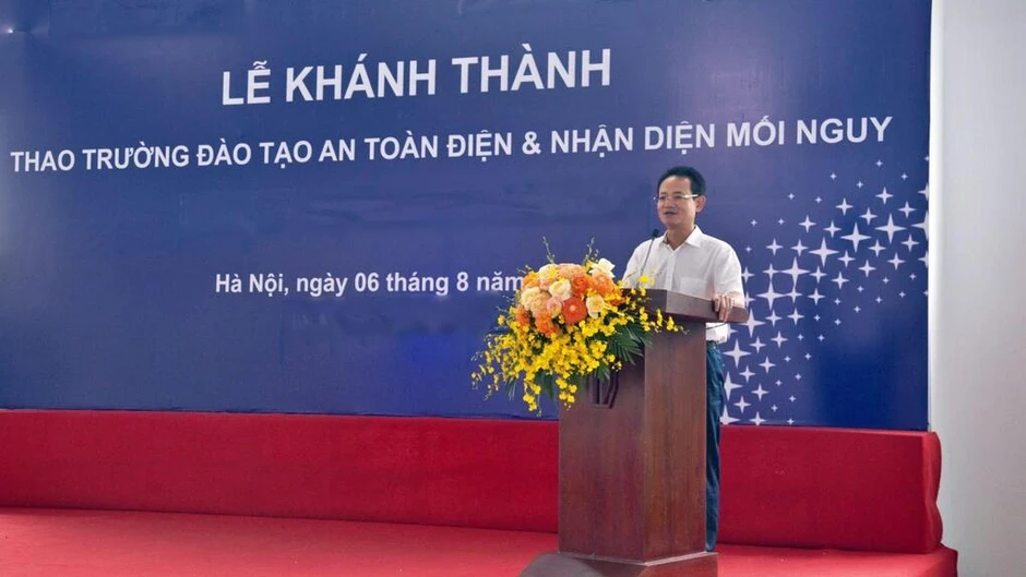 EVNNPC khánh thành thao trường huấn luyện an toàn điện