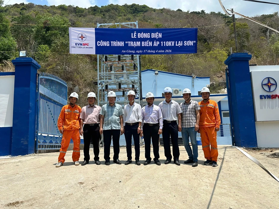 EVNSPC đóng điện, vận hành Trạm biến áp 110kV Lại Sơn EVNSPC đóng điện, vận hành Trạm biến áp 110kV Lại Sơn