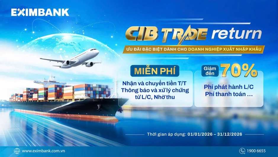 Eximbank triển khai giải pháp thanh toán quốc tế cho doanh nghiệp lớn và FDI
