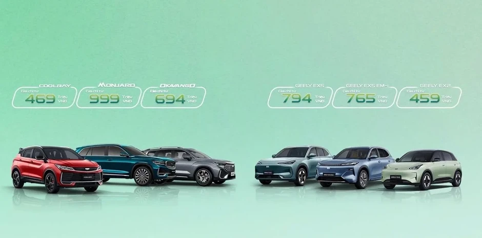 Geely Việt Nam mở ưu đãi tháng 8, thêm 26 đặc quyền dịch vụ Geely Việt Nam mở ưu đãi tháng 8, thêm 26 đặc quyền dịch vụ