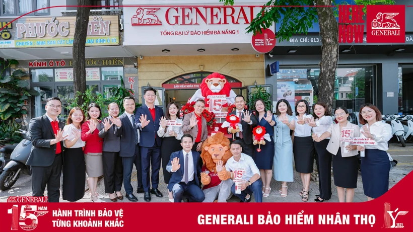 Generali mang chuyến xe "Hành trình kết nối trăm điểm tin cậy" đến miền Trung