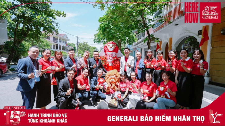 Generali mang chuyến xe "Hành trình kết nối trăm điểm tin cậy" đến miền Trung