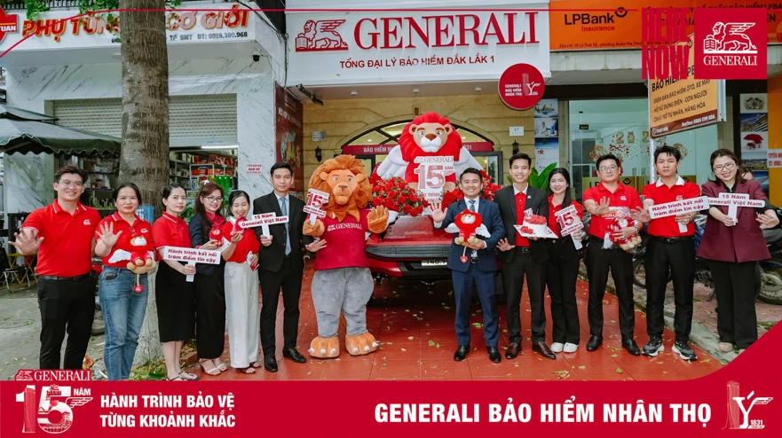 Generali mang chuyến xe "Hành trình kết nối trăm điểm tin cậy" đến miền Trung