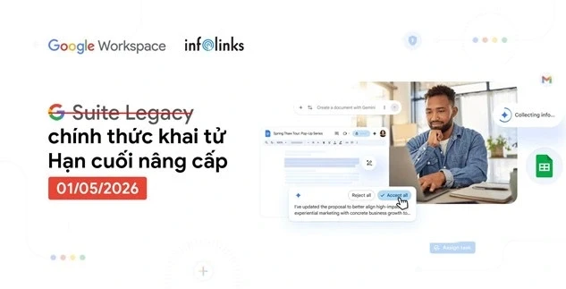 Giải pháp cho doanh nghiệp khi G Suite Legacy ngừng hoạt động từ tháng 5 Giải pháp cho doanh nghiệp khi G Suite Legacy ngừng hoạt động từ tháng 5