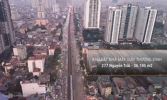 Giầy Thượng Đình muốn xây khu căn hộ, văn phòng gần 10.000 tỷ đồng ở 277 Nguyễn Trãi - Báo TinVina