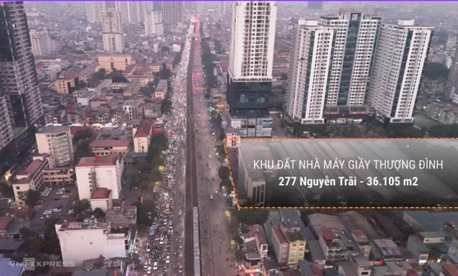 Giầy Thượng Đình muốn xây khu căn hộ, văn phòng gần 10.000 tỷ đồng ở 277 Nguyễn Trãi - Báo TinVina Giầy Thượng Đình muốn xây khu căn hộ, văn phòng gần 10.000 tỷ đồng ở 277 Nguyễn Trãi - Báo TinVina