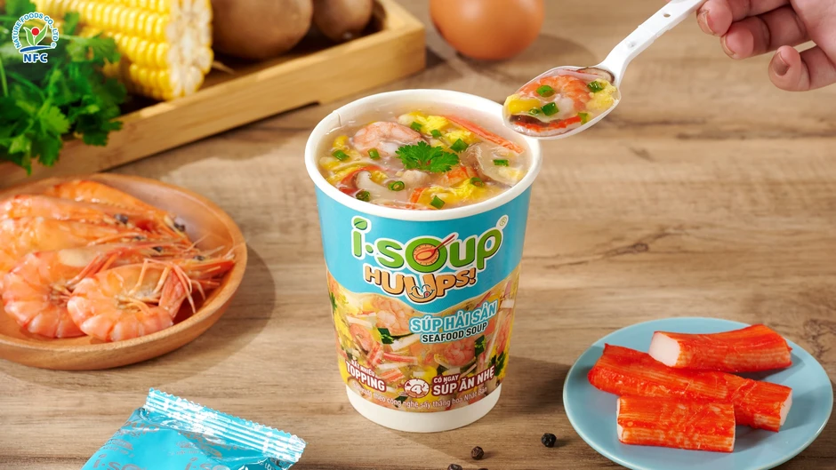 Hành trình tiên phong của ISOUP HUUPS! trong ngành súp ăn liền Hành trình tiên phong của ISOUP HUUPS! trong ngành súp ăn liền