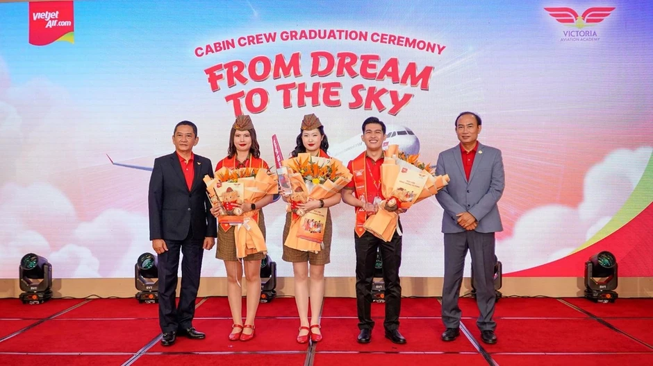 Học viện Hàng không Vietjet Victoria đào tạo nhân lực quốc tế Học viện Hàng không Vietjet Victoria đào tạo nhân lực quốc tế