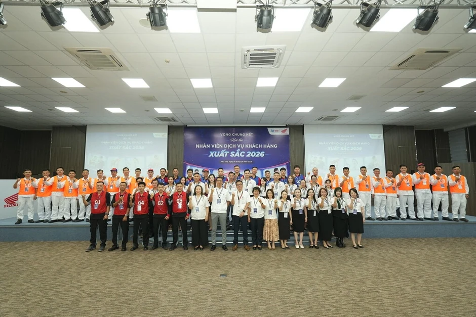 Honda Việt Nam tổ chức hội thi nhân viên dịch vụ khách hàng 2026 Honda Việt Nam tổ chức hội thi nhân viên dịch vụ khách hàng 2026