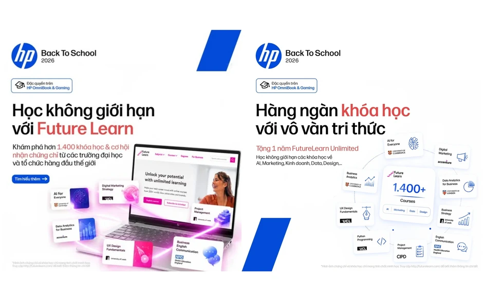 HP tặng 4 ứng dụng AI giá 6 triệu đồng khi mua laptop OmniBook, Gaming HP tặng 4 ứng dụng AI giá 6 triệu đồng khi mua laptop OmniBook, Gaming