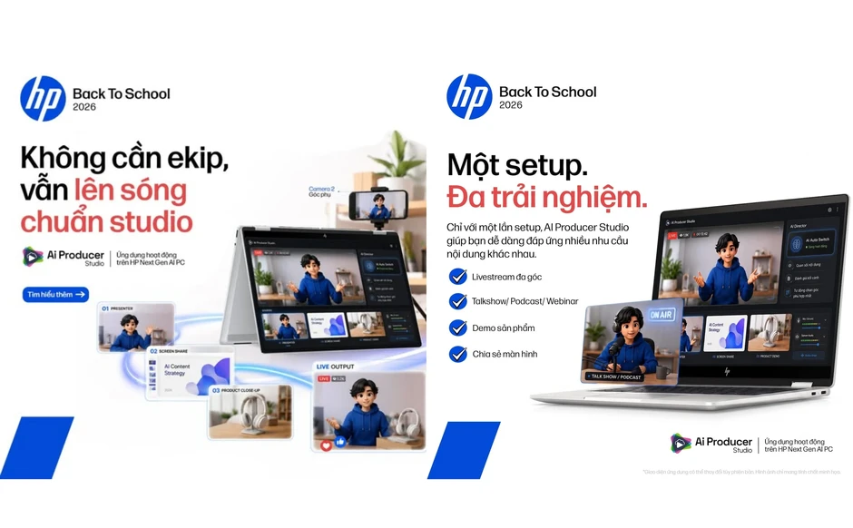 HP tặng 4 ứng dụng AI giá 6 triệu đồng khi mua laptop OmniBook, Gaming HP tặng 4 ứng dụng AI giá 6 triệu đồng khi mua laptop OmniBook, Gaming