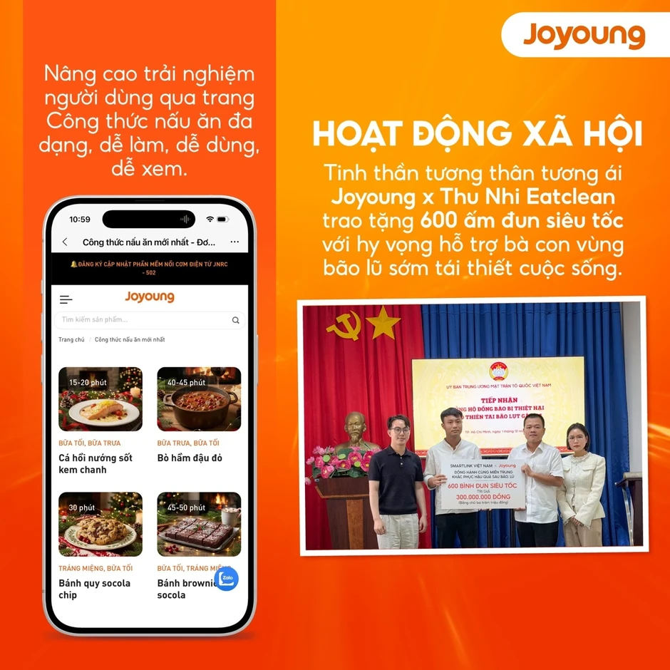 Joyoung Việt Nam bứt phá với nhiều thành công trong 2025
