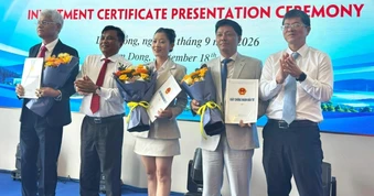 Lâm Đồng trao chứng nhận đầu tư 3 dự án 630 tỷ đồng vào khu công nghiệp