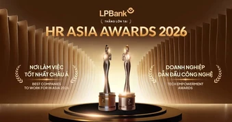 LPBank lập 'cú đúp' tại HR Asia 2026: Khi chiến lược phát triển con người trở thành lợi thế cạnh tranh