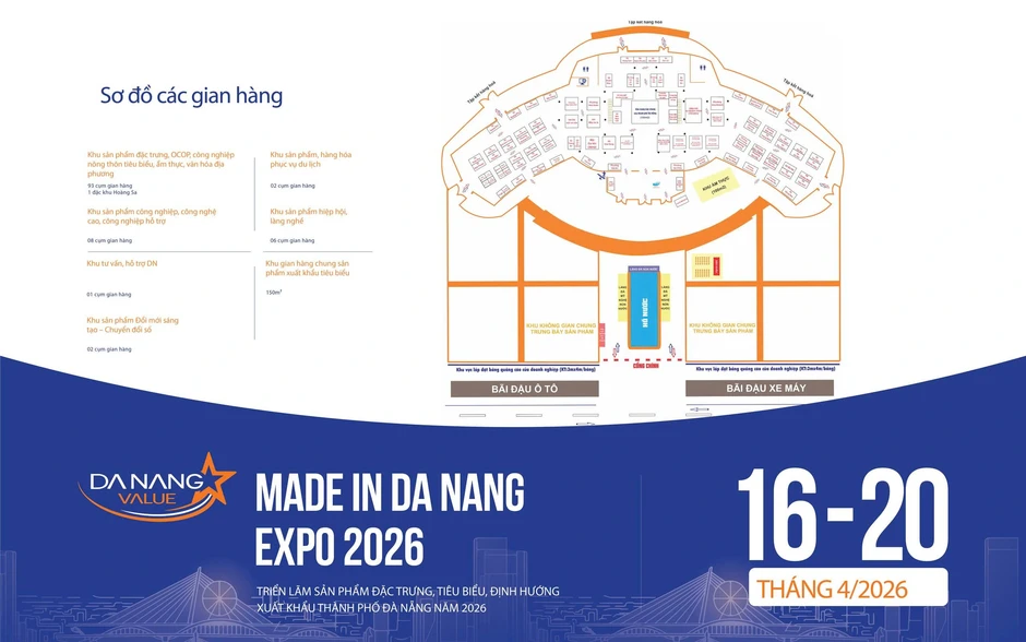 Made in Da Nang Expo 2026 - sự kiện triển lãm lần đầu tiên được tổ chức tại Đà Nẵng Made in Da Nang Expo 2026 - sự kiện triển lãm lần đầu tiên được tổ chức tại Đà Nẵng