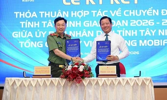 MobiFone hợp tác chuyển đổi số toàn diện với tỉnh Tây Ninh