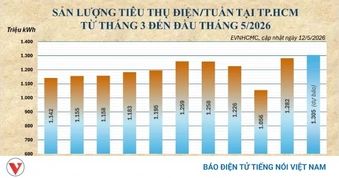 Nắng nóng kéo dài, tiêu thụ điện tại TP.HCM tiếp tục tăng cao