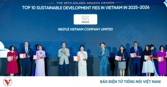 Nestlé Việt Nam được vinh danh tại giải thưởng Rồng Vàng lần thứ 25