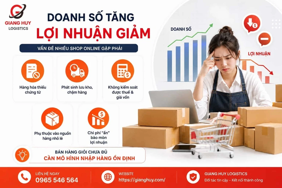 Nhập khẩu chính ngạch giúp cửa hàng online và SME vận hành ổn định Nhập khẩu chính ngạch giúp cửa hàng online và SME vận hành ổn định
