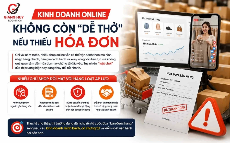 Nhập khẩu chính ngạch giúp cửa hàng online và SME vận hành ổn định Nhập khẩu chính ngạch giúp cửa hàng online và SME vận hành ổn định