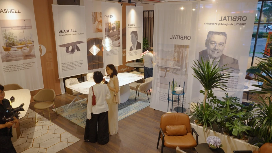 Nội thất Ý Calligaris ra mắt không gian Flagship Store mới tại Phú Mỹ Hưng