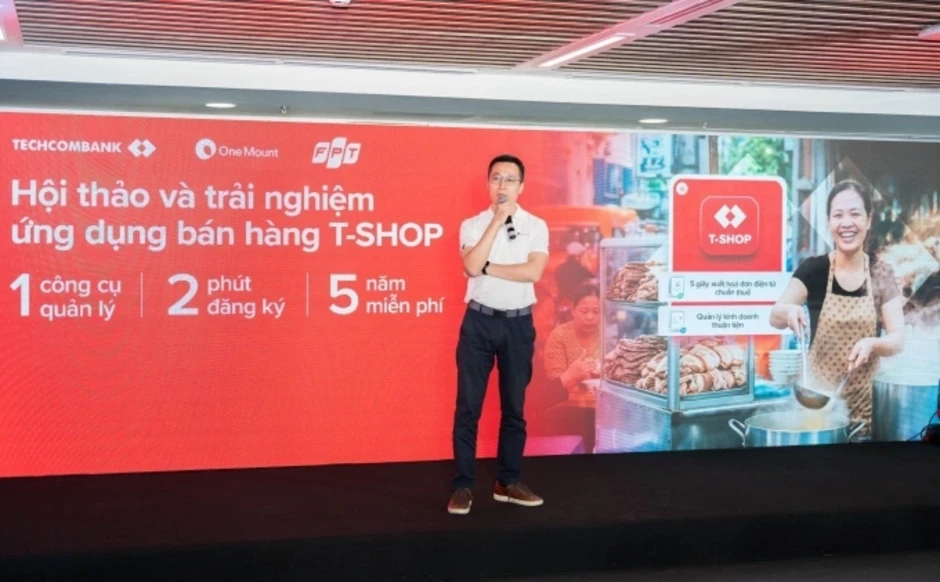 One Mount cùng Techcombank ra mắt ứng dụng quản lý bán hàng T-Shop One Mount cùng Techcombank ra mắt ứng dụng quản lý bán hàng T-Shop